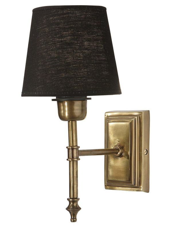 PR Home Classic Vägglampa Med lampskärm Guld 27cm