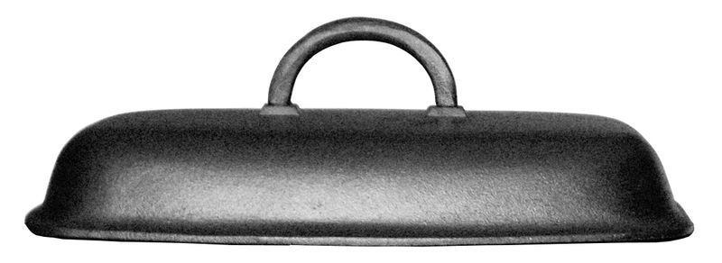 Ronneby Bruk Gjutjärnslock ovalt 33x22 cm