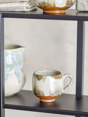 Bloomingville Jade Kopp, Natur, Stengods Ø9,5xH8,5 cm, Set om 4