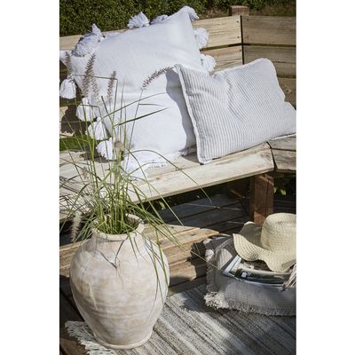 Lene Bjerre Olivia Kudde Benvit Bomull 60x60 cm