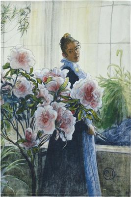 Azalea Kökshandduk Lin 50x70cm | Svanefors