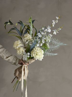 Symphonie Bukett Vit Polyeten Ø30cm Bloomingville