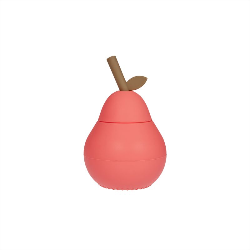 Kopp Körsbärsröd Silikon OYOY MINI