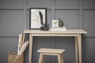 Ellie Skrivbord Vitkalkad Ek 120x55 cm Lene Bjerre
