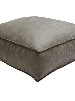 Lycke Sittpuff Mörkbrun 50x50x15cm | Svanefors