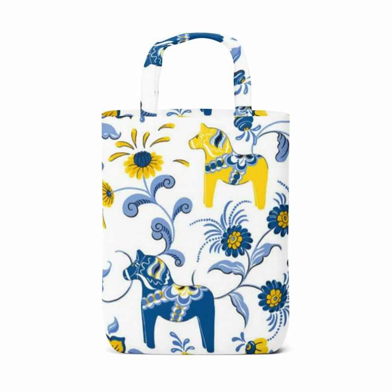Leksand blå/gul kasse Arvidssons Textil