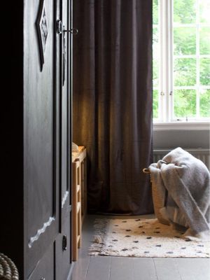 Svanefors Estelle Gardin 2-pack Mellangrå 135x320 cm