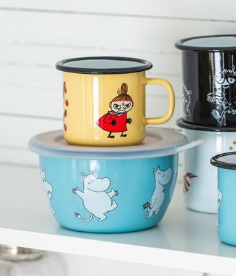 Muurla Mumin Emaljskål Retro Mumin 6 dl