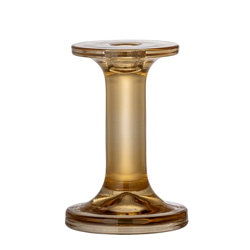 Ljusstake Brun Glas Jamey | Bloomingville