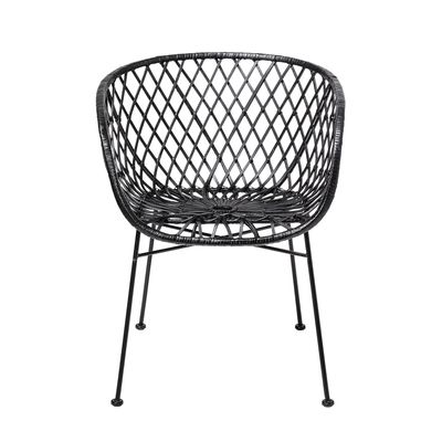 Kama Loungefåtölj Svart Rotting H76cm Bloomingville