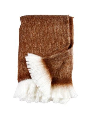 Svanefors Elva Pläd Brun 130x170 cm