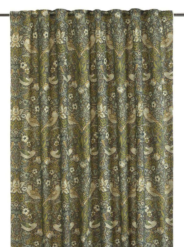 Svanefors Vilja Gardin 2-pack Grön 130x250 cm