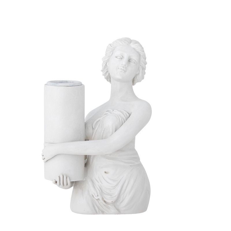 Ljusstake Vit Polyresin | Bloomingville Creative