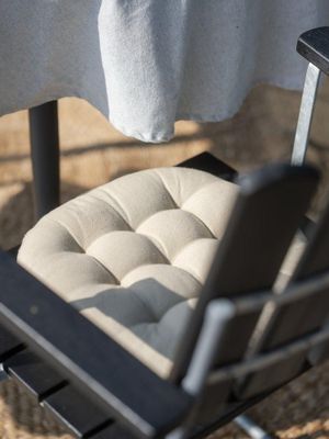 Svanefors Louie Stolsdyna Beige Ø40 cm