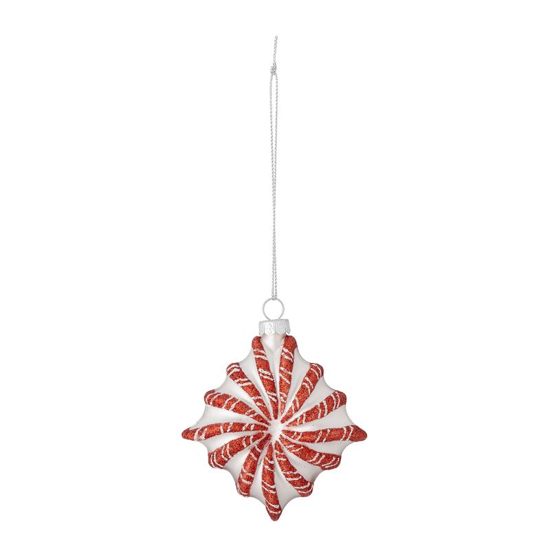 Prydnad Röd Glas Candy | Bloomingville