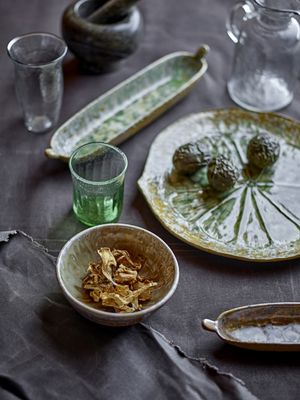 Bloomingville Asha Dricksglas, Transparent, Återvunnet Glas Ø8xH13 cm, Set om 4