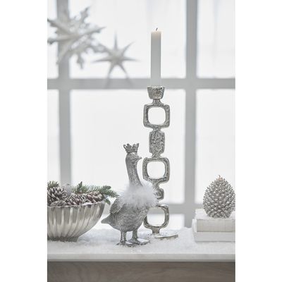 Lene Bjerre Segilla Royal Goose H26.5 cm Antik Silver