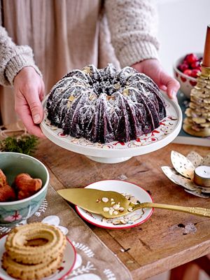 Skål Grön Stengods Yule Set om 2 | Bloomingville