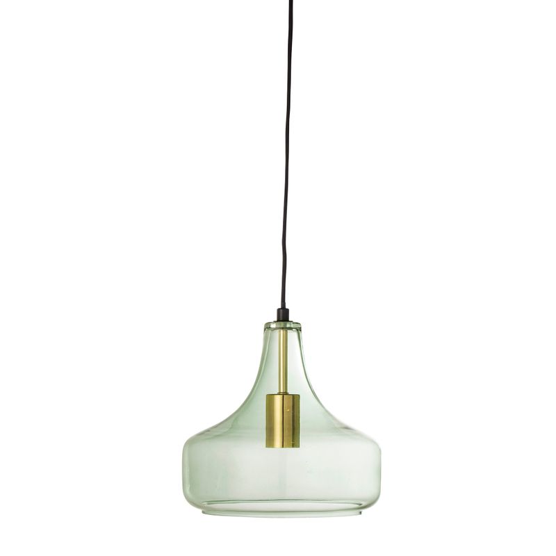Taklampa Grön Glas Yuser | Bloomingville