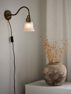 Emmi Vägglampa Antikmässing 34cm | PR Home