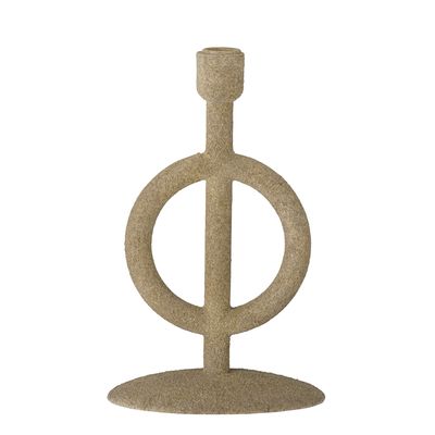 Ljusstake Natur Polyresin Flikka | Bloomingville