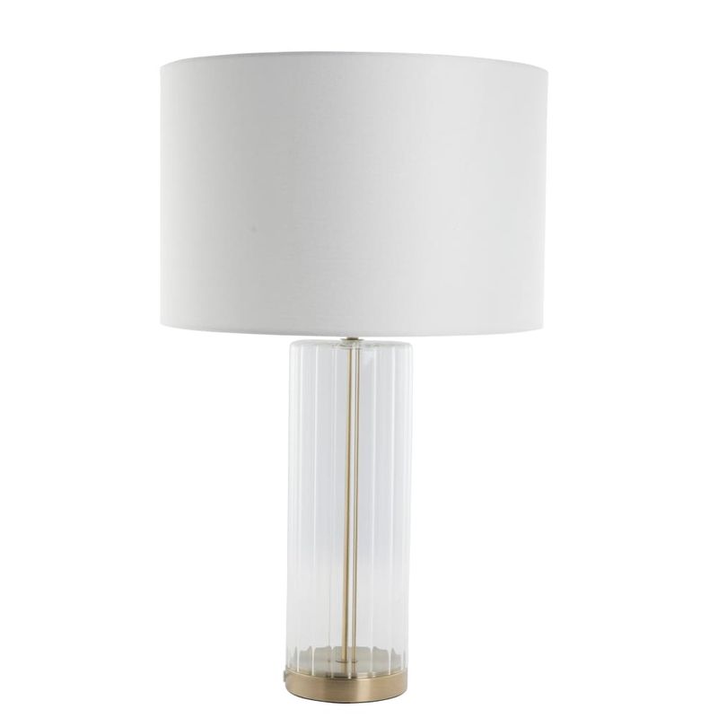 Bordslampa Sarille Klar/Ljus Guld Glas/Stål Lene Bjerre