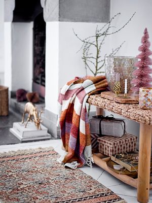 Filt Lila Bomull Lucilla | Bloomingville