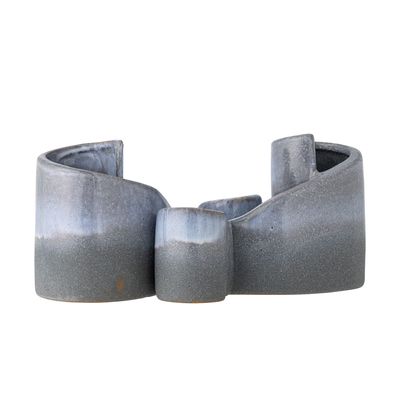 Meliad Bokstöd Blå Stengods H12.5cm Set om 2 Bloomingville Creative
