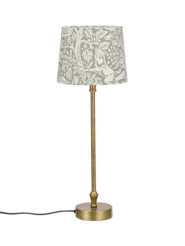 PR Home Liam Bordslampa Eldertree Gråblå 55 cm