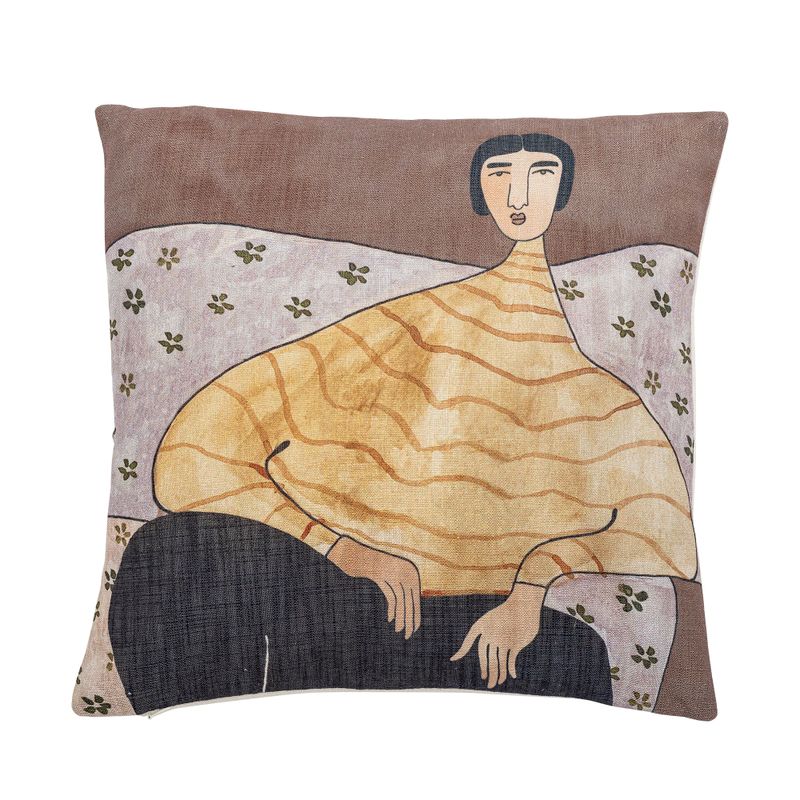 Kudde Gul Polyester Zita | Bloomingville