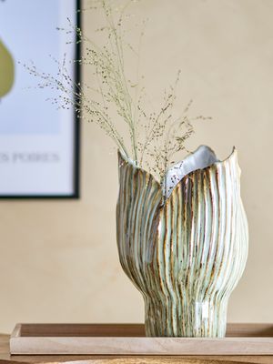 Vas Grön Stengods Mahira | Bloomingville
