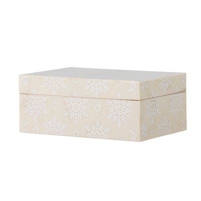 Låda med lock Natur Resin Cheri | Bloomingville