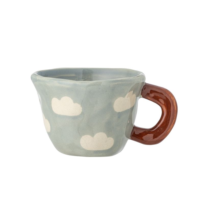 Bloomingville Nini Mugg, Blå, Stengods Ø7,5xH5,5 cm