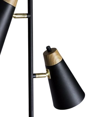 PR Home Wien Golvlampa Svart 2-arm 157cm