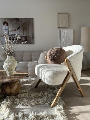 Elsie Prydnadskudde Nougat 30cm | Svanefors