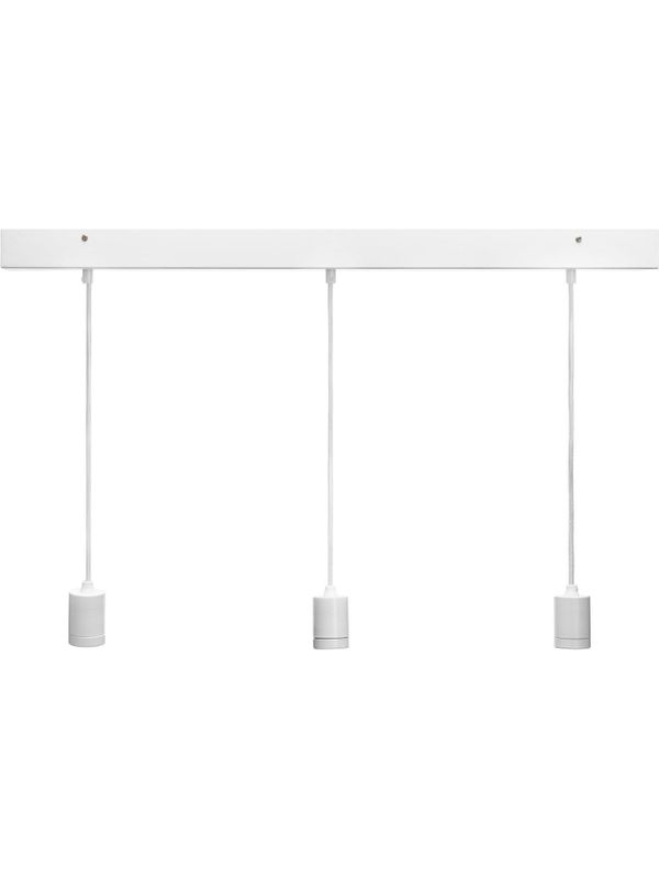 Line 3 ceiling light Rectang white 80cm Vit | PR Home