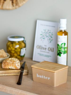 Smörask Brun Stengods Hanyu | Bloomingville