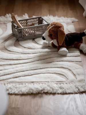 Svanefors Sita Ullmatta Offwhite 60x110 cm