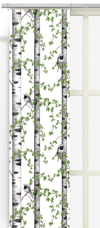 Björkdungen offwhite panellängd 2 pack Arvidssons Textil