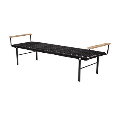 Bänk Svart Metall Mundo | Bloomingville