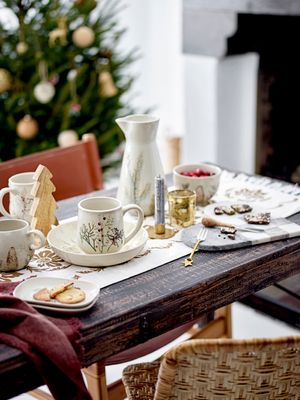 Serveringsbräda med kniv Grå Marmor Marcelline Set om 2 | Bloomingville