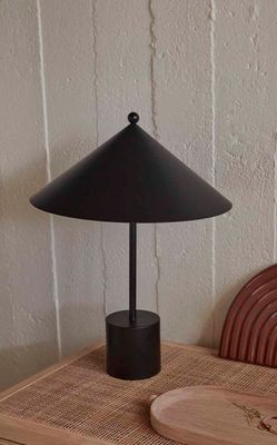 Bordslampa Optisk blå Stål OYOY LIVING