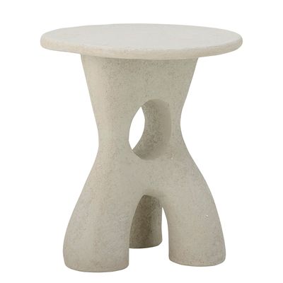 Sidobord Vit Polyresin Amiee | Bloomingville