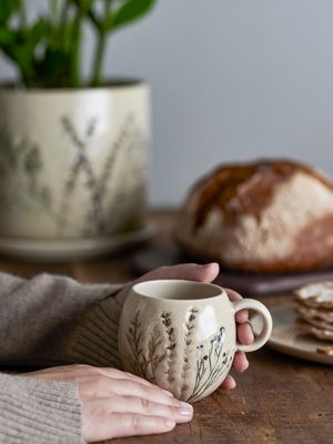 Mugg Natur Stengods Bea | Bloomingville