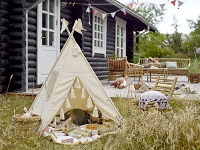 Fardin Barnens tipi Natur Bomull L110 cm Bloomingville Mini