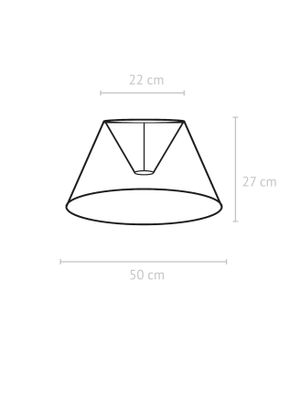 PR Home Empire Lampskärm Franza Vit 50cm