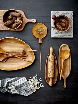 Sked Natur Teak Inti | Bloomingville