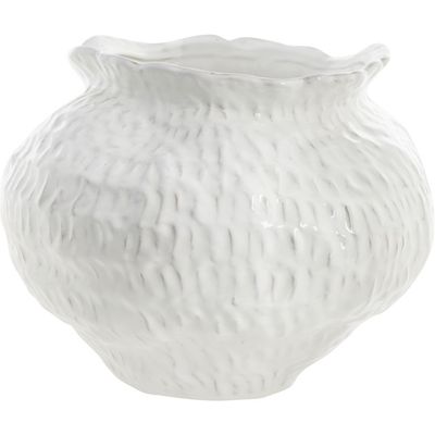 Lene Bjerre Marlia Vas Vit Keramik H31 cm