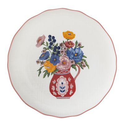 Dorothy Tårtfat Rosa Stengods Ø28cm Bloomingville