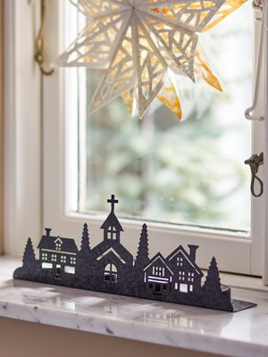 Värmeljushållare Svart Metall Cielo | Bloomingville